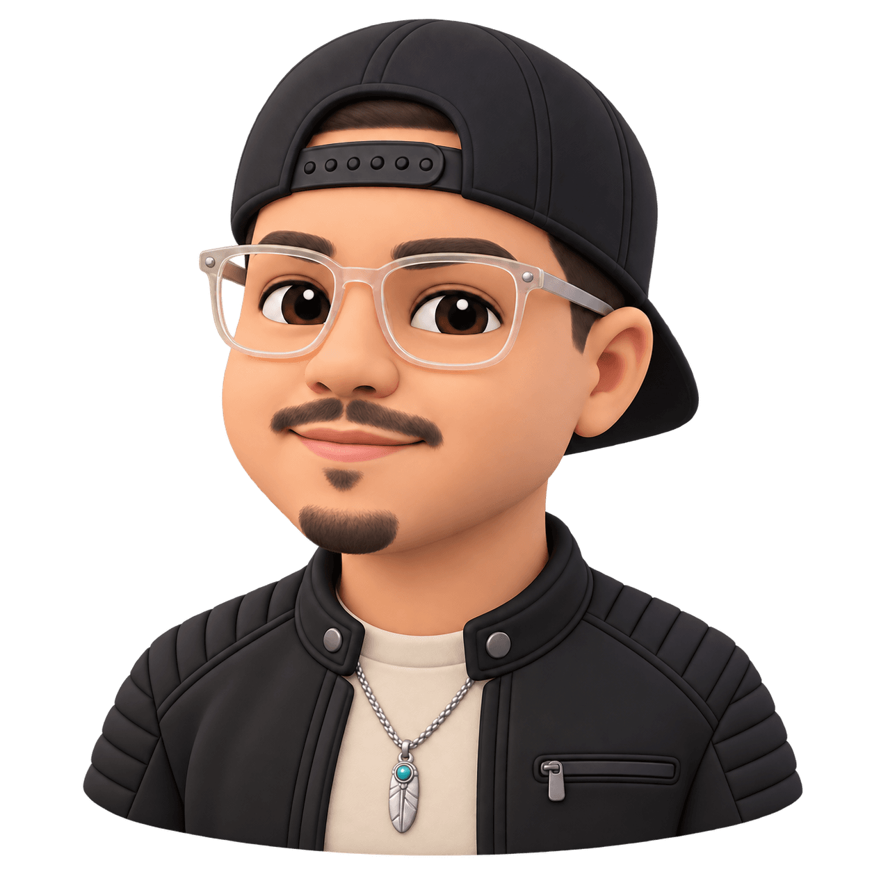 Illustrated avatar of Rafael Teixeira wearing a cap and glasses